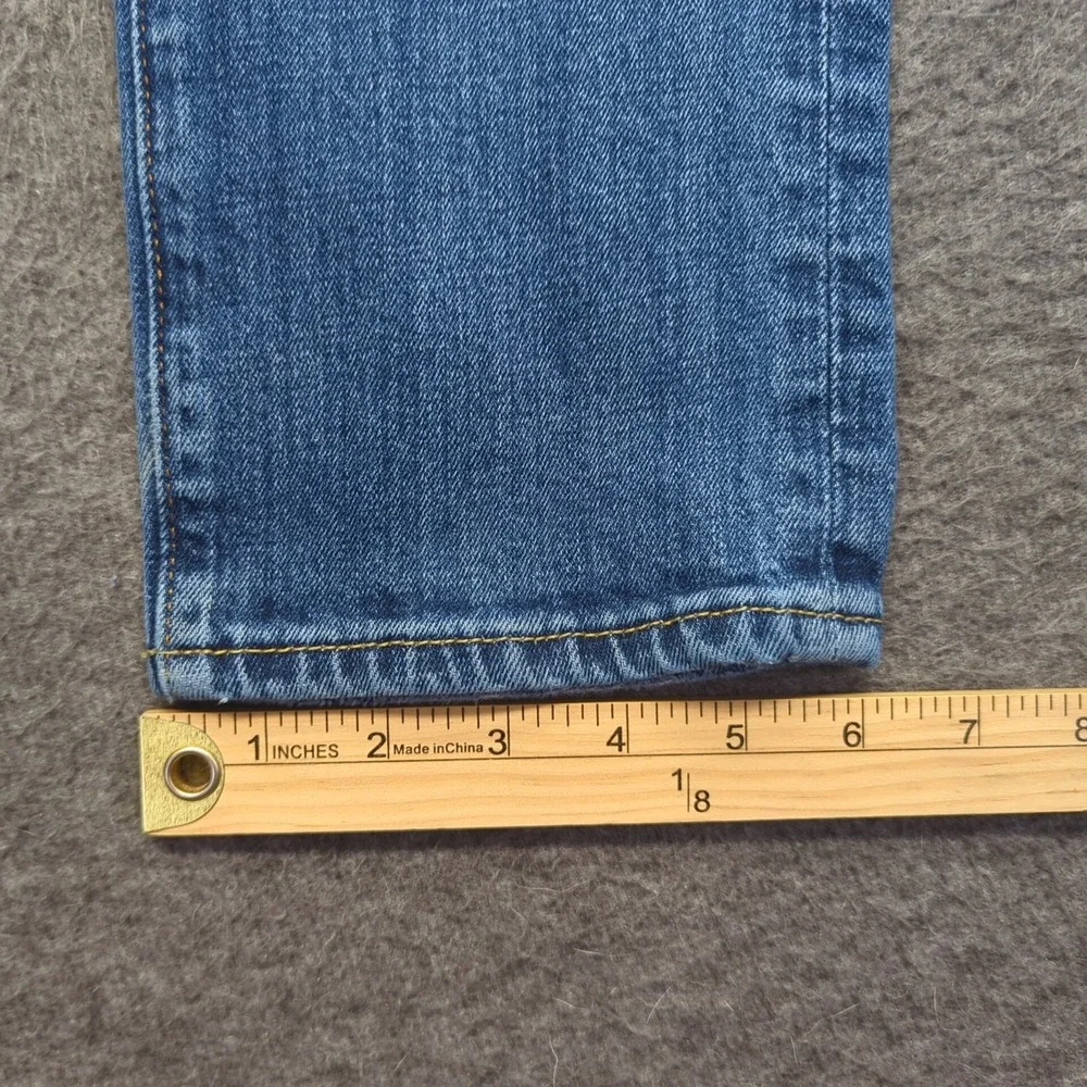 Abercrombie Fitch Jeans Mens 30x32 Blue Skinny Button Fly Casual Faded